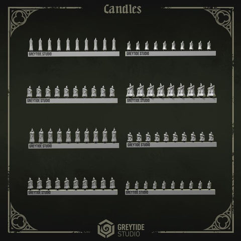 Eternal Pilgrims Candles Decoration