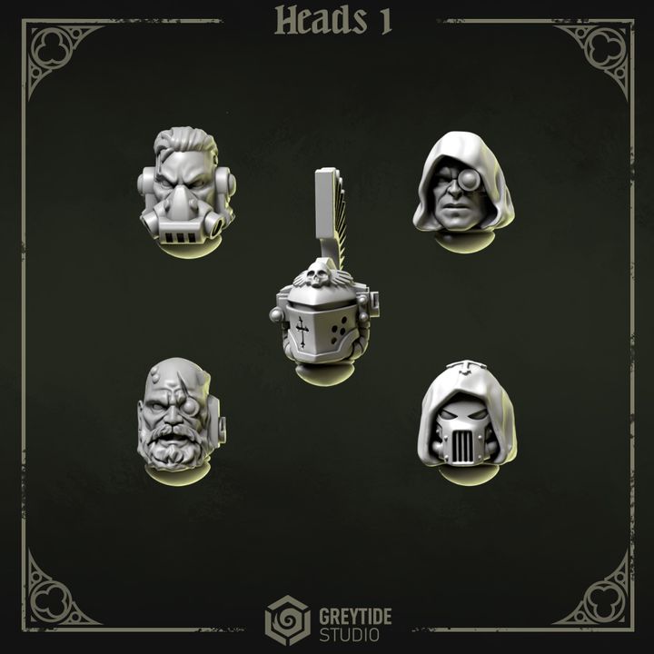 Eternal Pilgrims Heads And Helmets 1