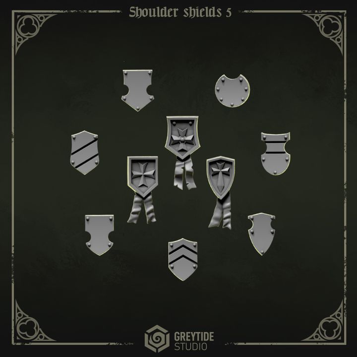 Eternal Pilgrims Shoulder Shields 5 Decoration