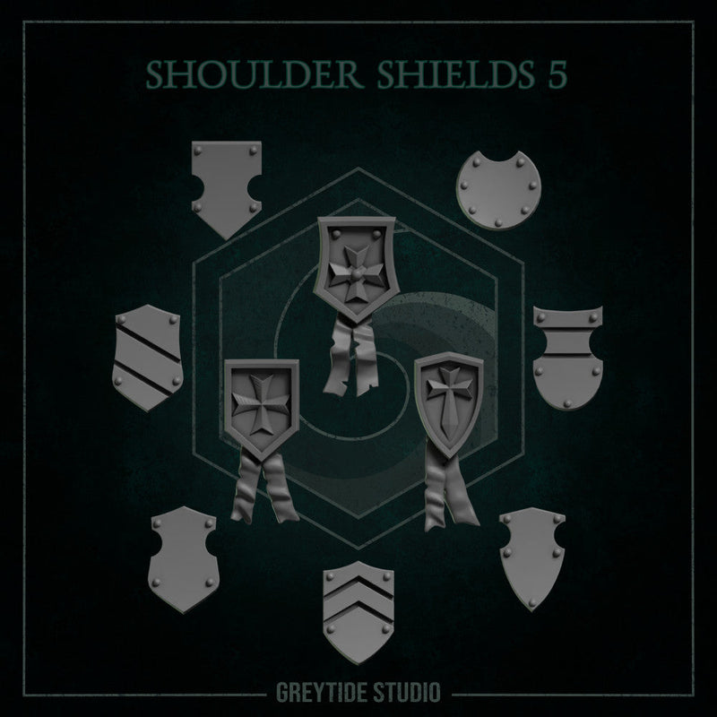 Eternal Pilgrims Shoulder Shields 5 Decoration