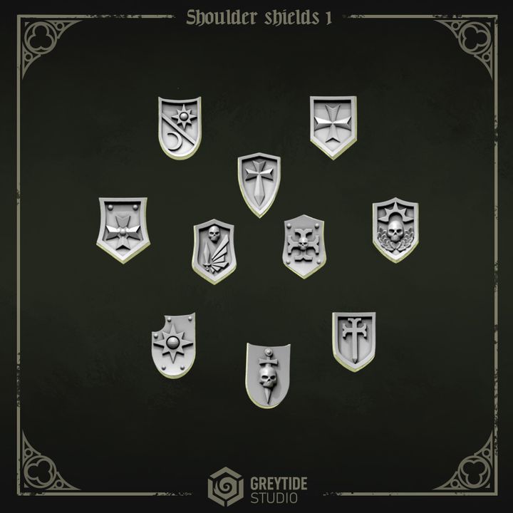Eternal Pilgrims Shoulder Shields Decoration 1
