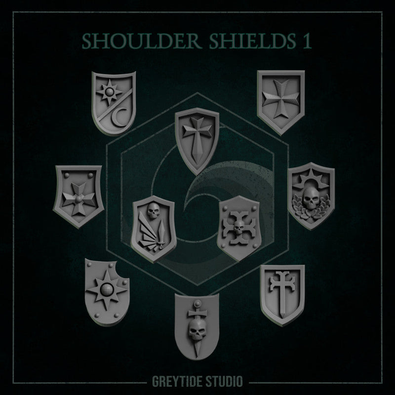Eternal Pilgrims Shoulder Shields Decoration 1
