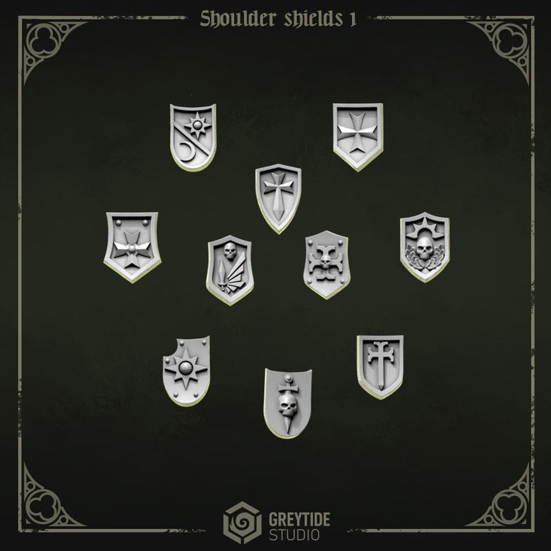 Eternal Pilgrims Shoulder Shields Decoration 1