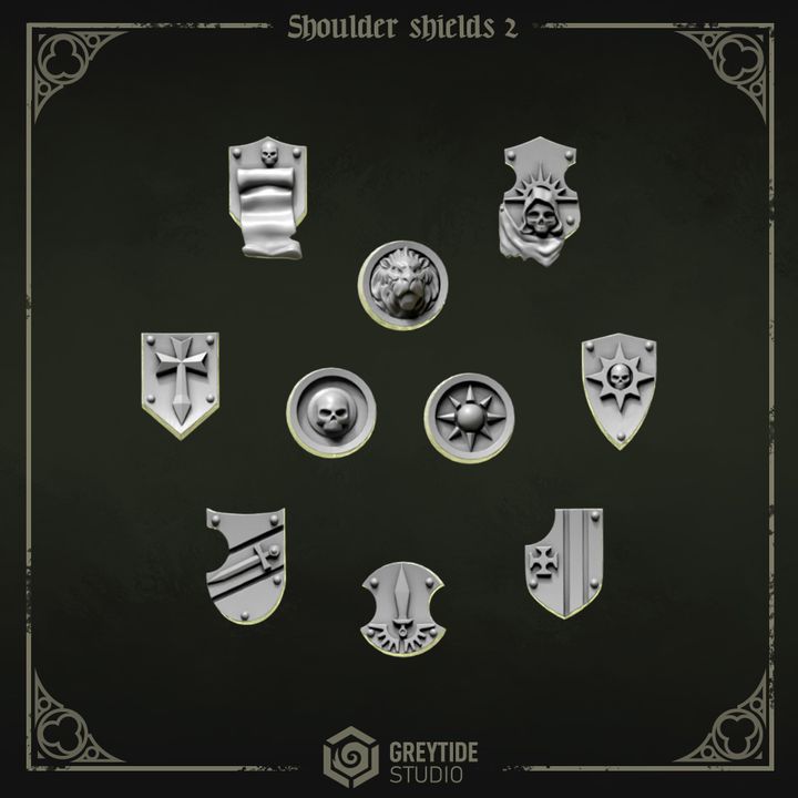 Eternal Pilgrims Shoulder Shields Decoration 2
