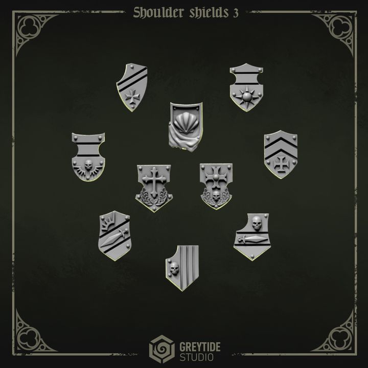 Eternal Pilgrims Shoulder Shields Decoration 3