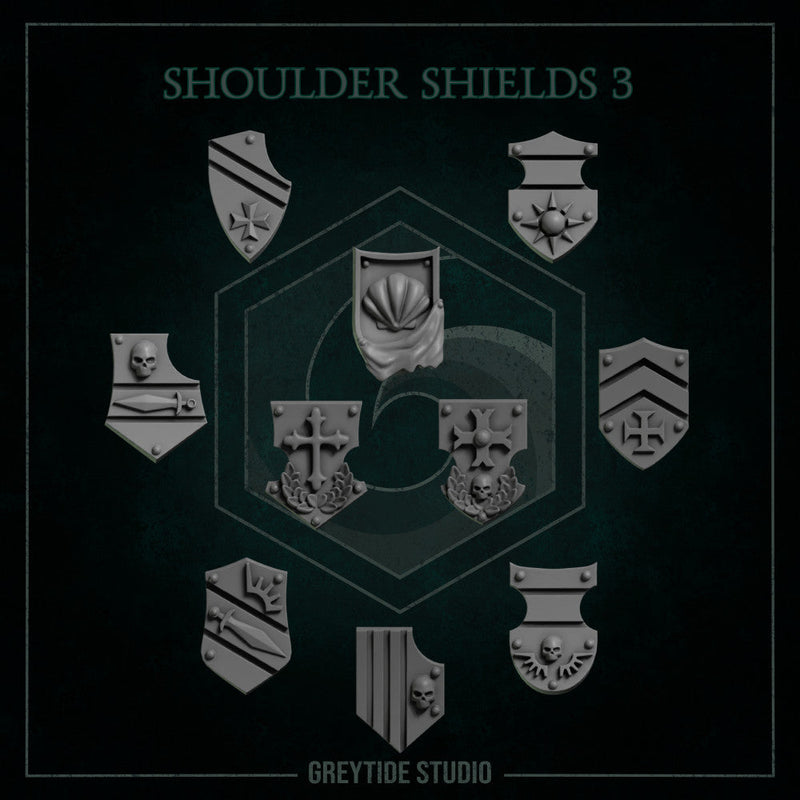 Eternal Pilgrims Shoulder Shields Decoration 3