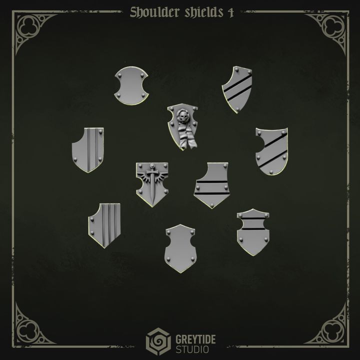 Eternal Pilgrims Shoulder Shields Decoration 4