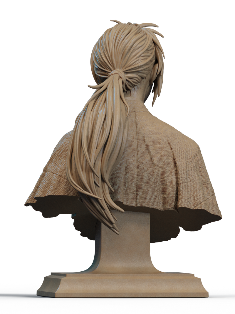 Kenshin Himura Resin Bust - view 3