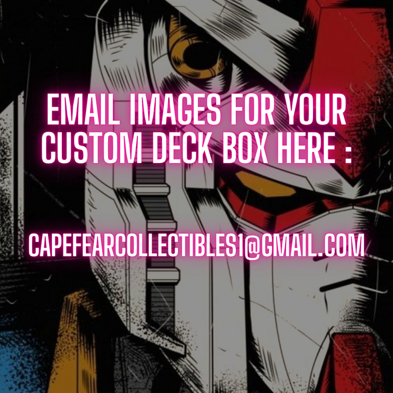 Premium Gundam Hardwood Deck Box - Magnetic Card Storage
