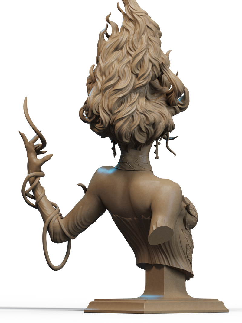 Gaia Resin Bust - view 3