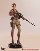 Sheva Alomar Resin Statue - view 2