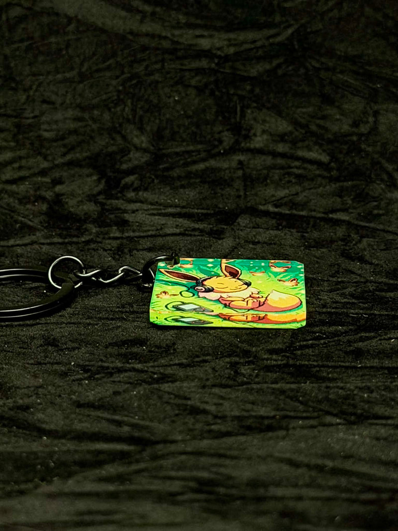 Eevee Square Acrylic Keychain