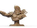 Poseidon Resin Bust - view 3