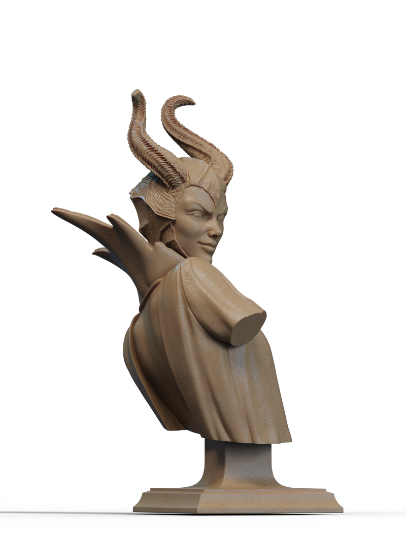 Maleficent Resin Bust - view 1