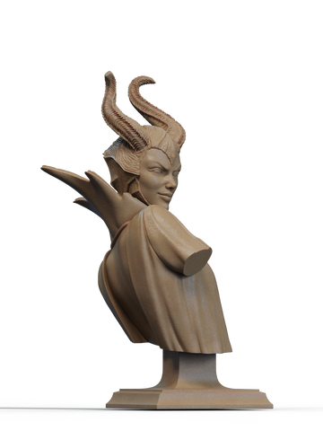 Maleficent Resin Bust - view 1