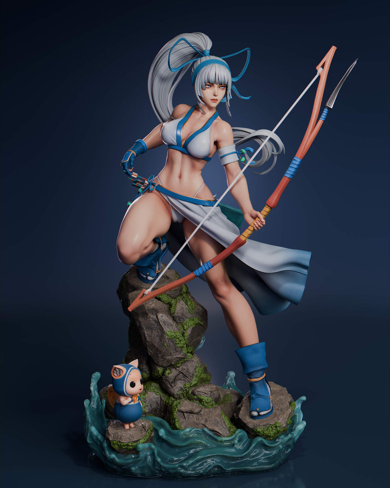 Mina Majikina Resin Statue - view 2
