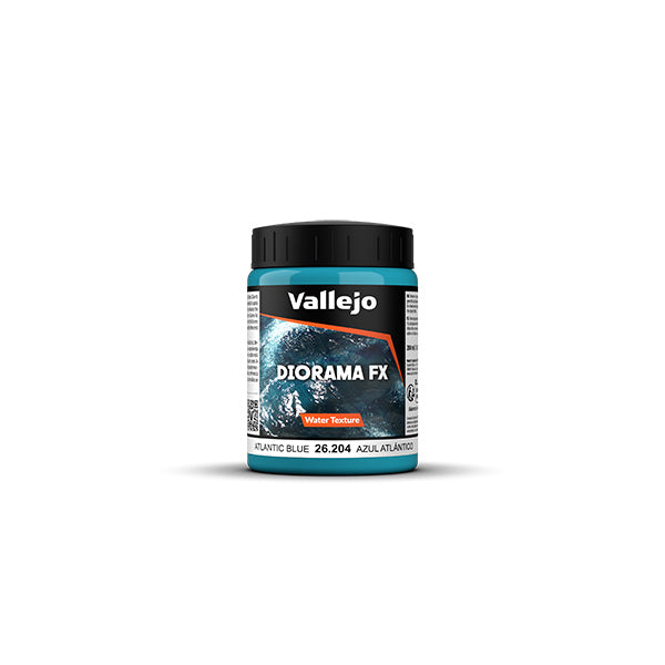 Vallejo Diorama: Water Effects- Atlantic Blue, 200 ml.