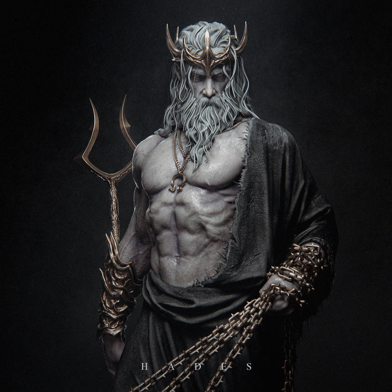 Hades Resin Statue - view 5