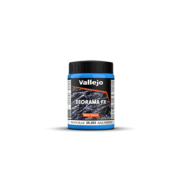 Vallejo Diorama: Water Effects- Pacific Blue, 200 ml.