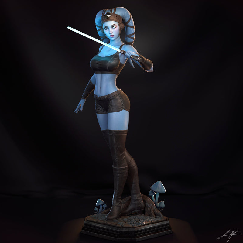Aayla Secura Resin Statue - view 1