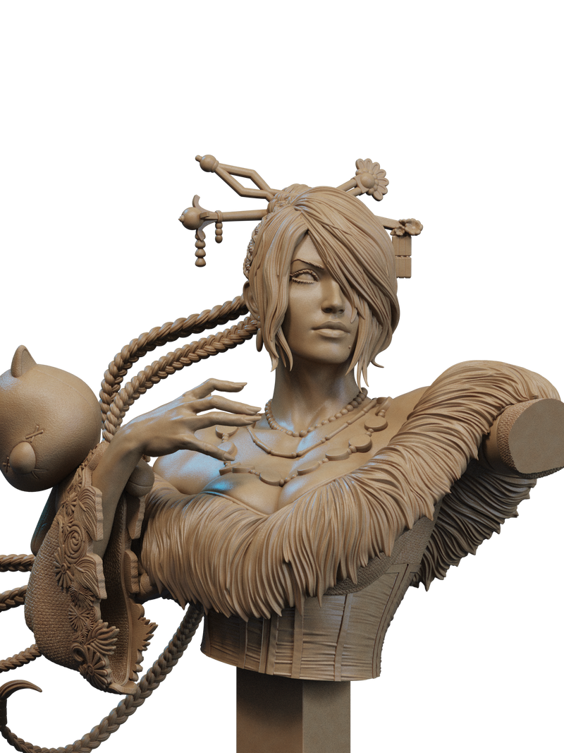 Lulu Resin Bust - view 1