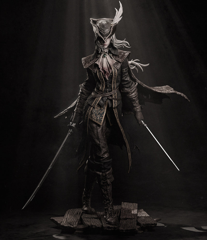 Lady Maria Resin Statue - view 1