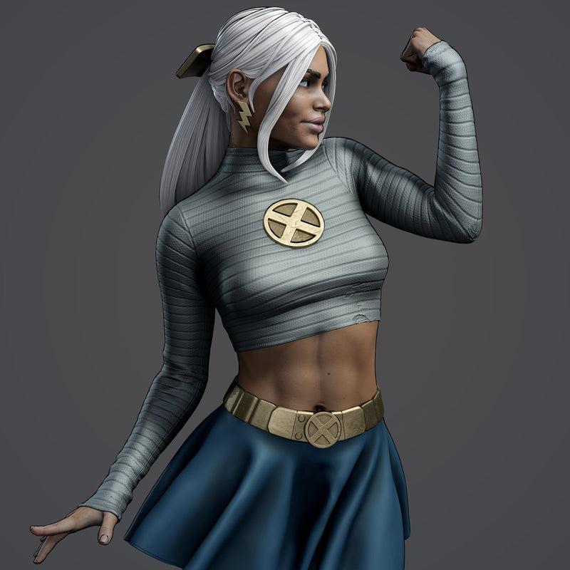 Storm Resin Statue - Design 2 - view 1