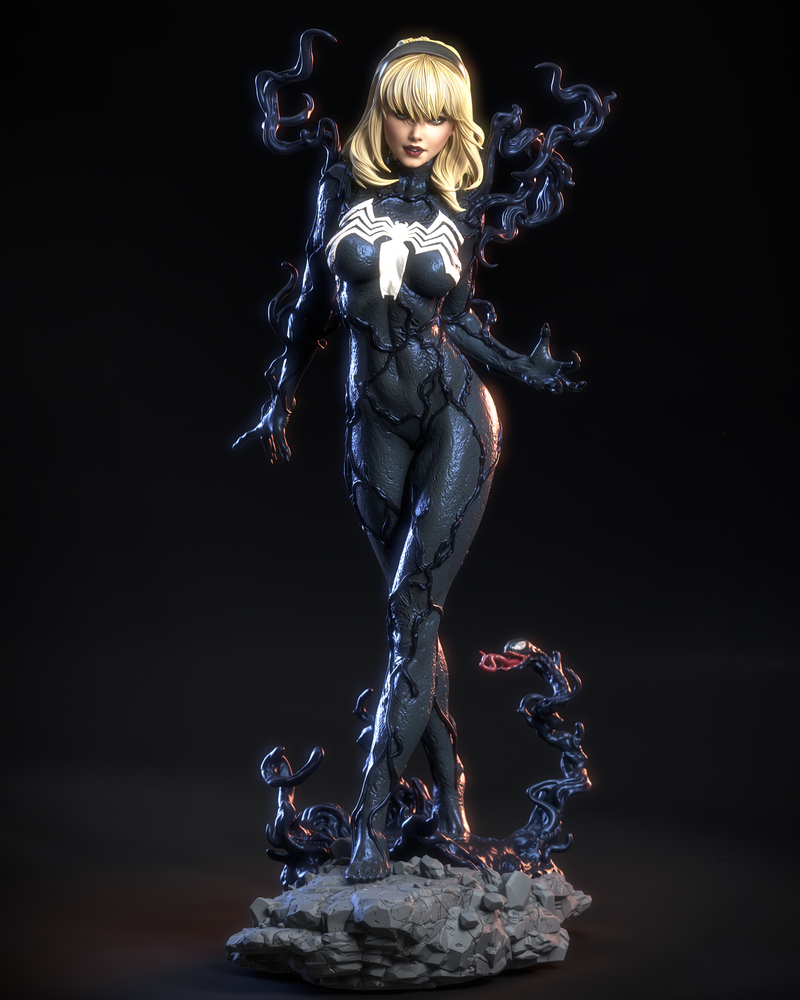Gwenom Resin Statue - view 5