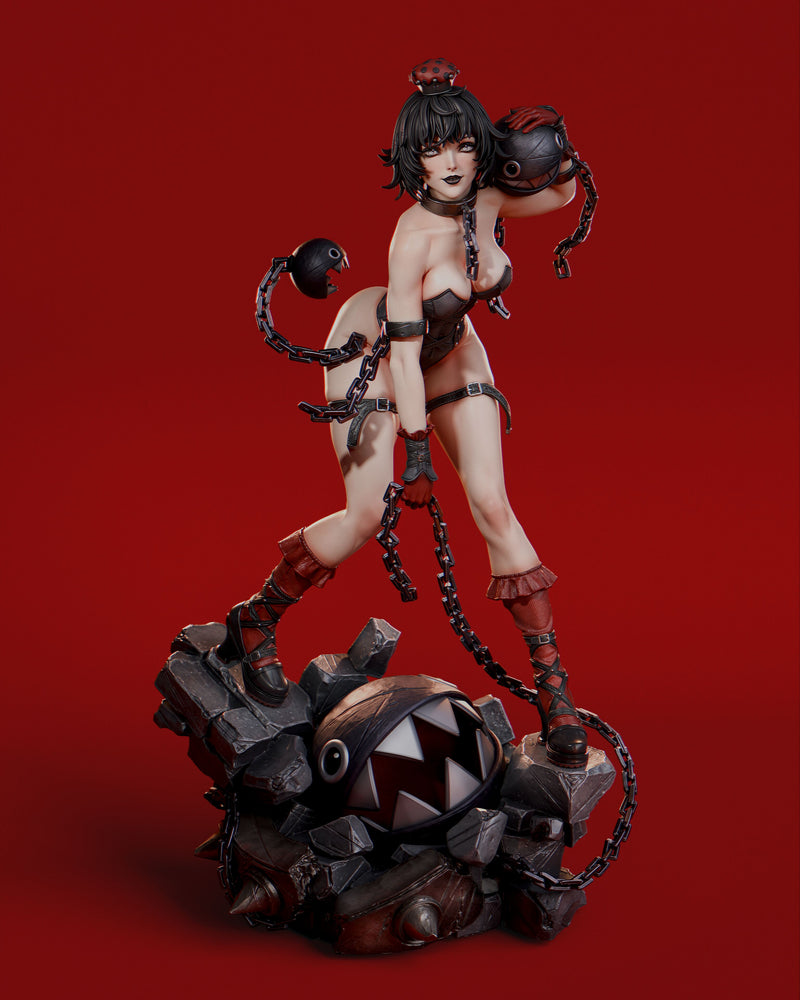 Chompette Resin Statue - view 2