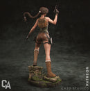 Lara Croft Resin Statue - view 3