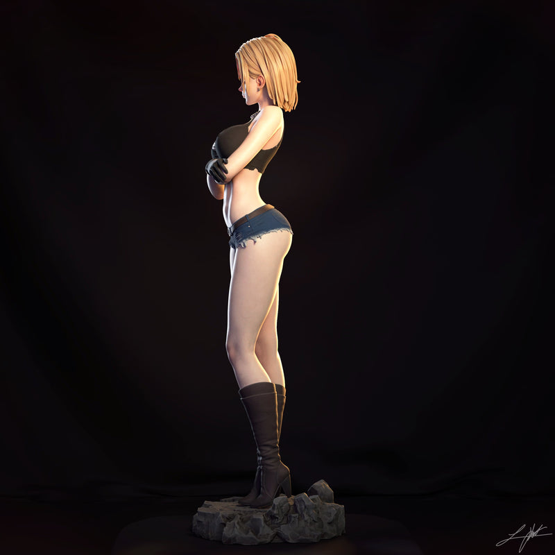 Android 18 Resin Statue - view 4