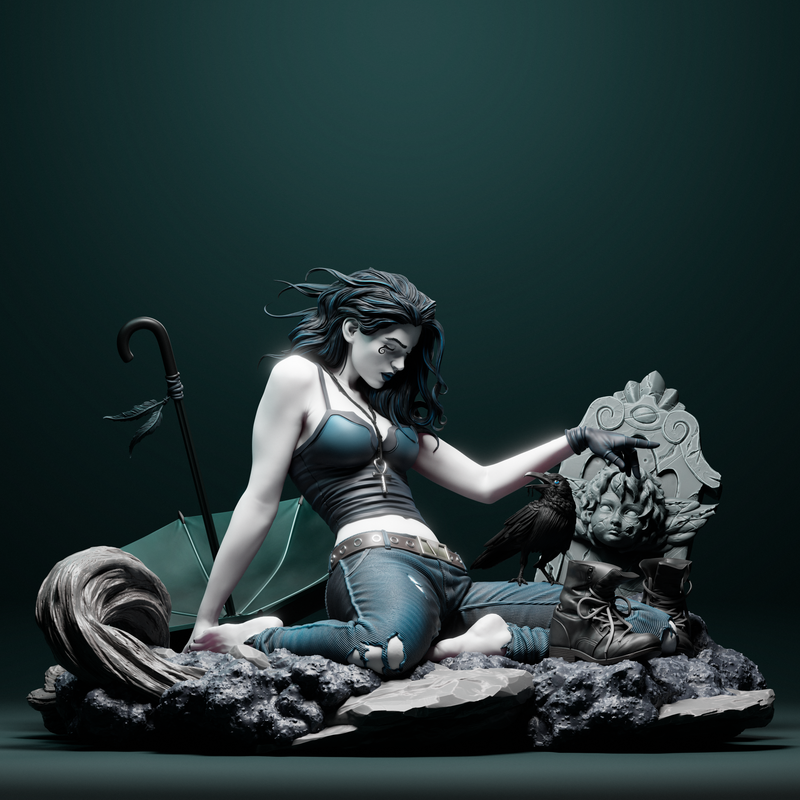 Death Resin Statue - Design 2 - view 3