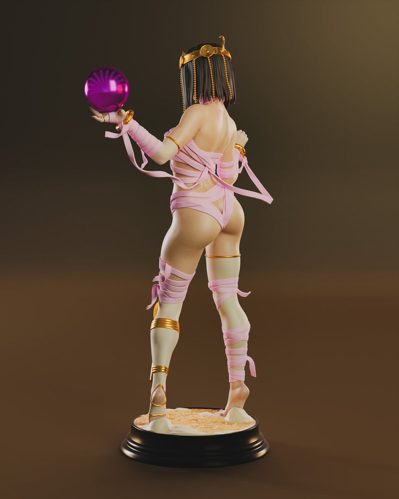 Menat Resin Statue - view 4