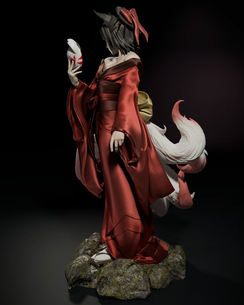Amaterasu Resin Statue - view 4