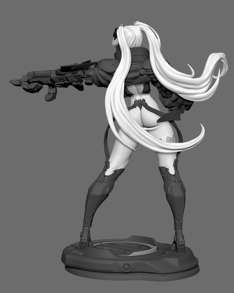 Rebecca Smasher Resin Statue - view 5