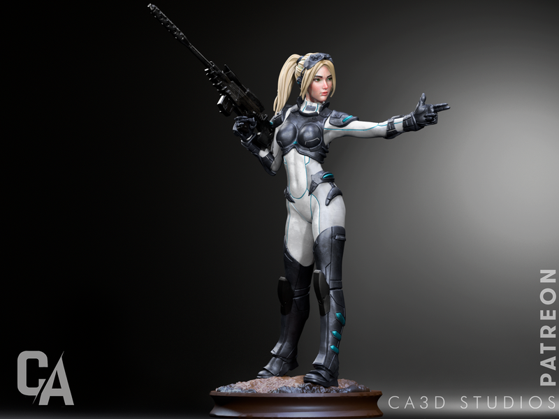 Nova Resin Statue - view 4