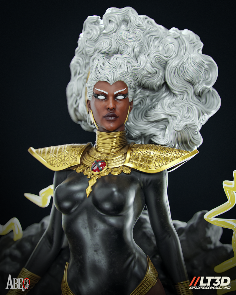 Storm Hellfire Gala Resin Statue - view 3