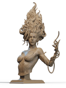 Gaia Resin Bust - view 1