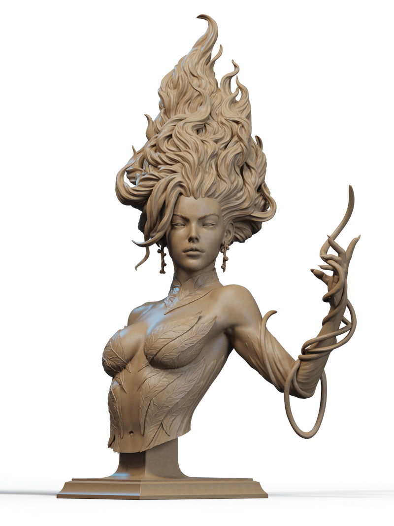 Gaia Resin Bust - view 1