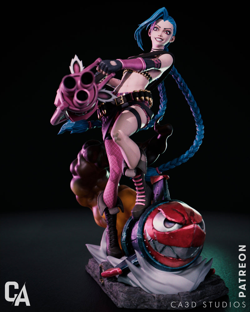 Jinx - 2 Resin Statue - view 7