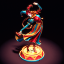 Jester Resin Statue - view 4
