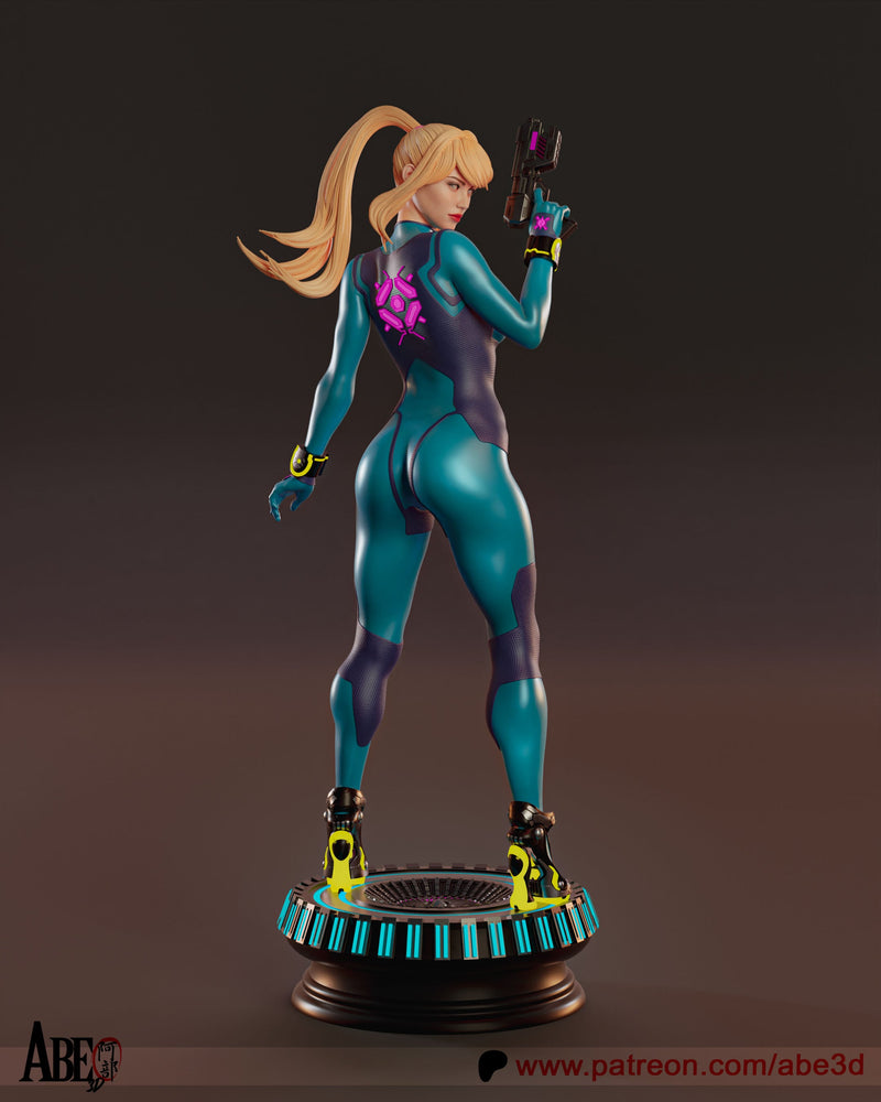 Samus Aran Resin Statue - view 2