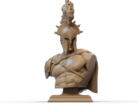 Ares Resin Bust - view 1
