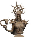 Hela Resin Bust - view 1