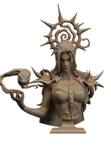 Hela Resin Bust - view 1