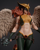 Hawkgirl Resin Statue - view 3