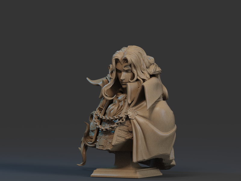 Alucard Resin Bust - Design 1 - view 2
