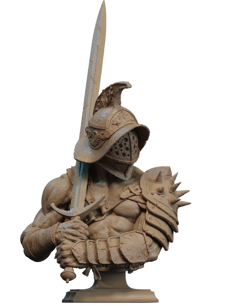 Gladiator Resin Bust - view 1