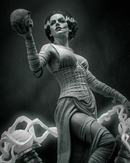 Frankenstein Bride Resin Statue - view 1