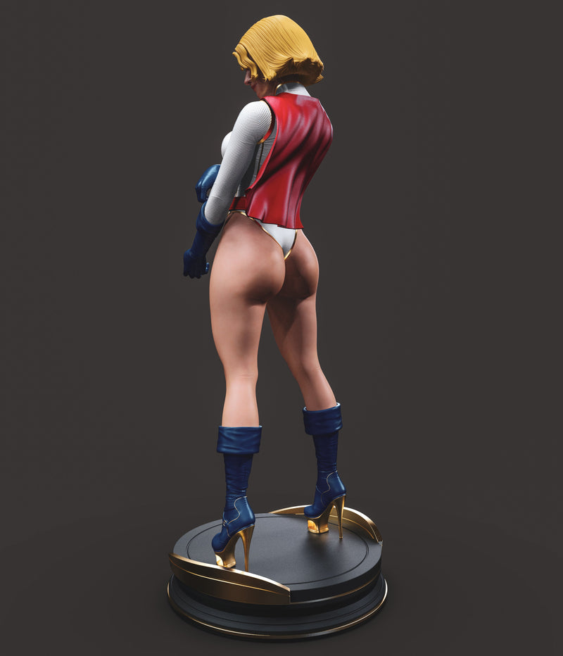Power Girl by Dellas Resin Statue - view 8